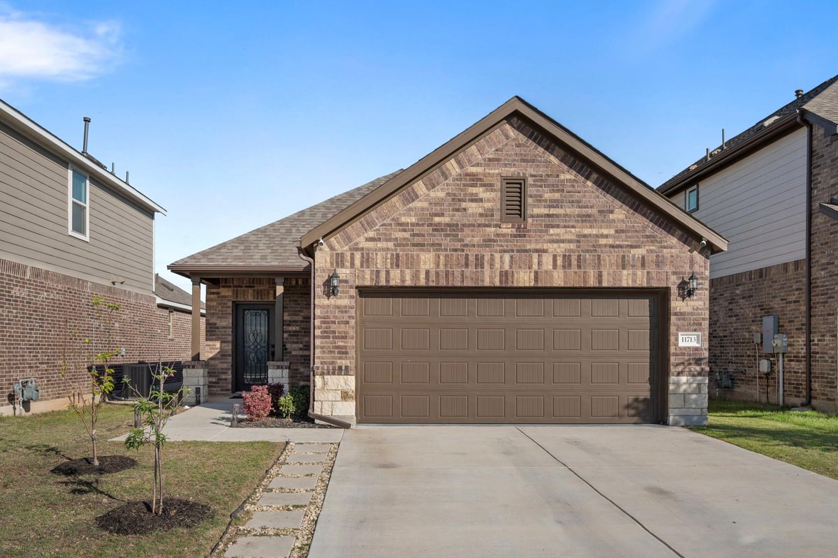 View 11713 Caithness Way in Bellingham Mdws Ph Ii Sec 3 11713 Caithness Way - front exterior - Luxury home in Bellingham Mdws Ph Ii Sec 3, Austin, TX
