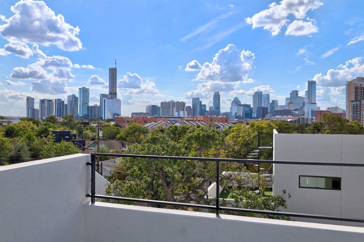 Living area at 1175 Navasota St Unit #2 - 4 bed 3 bath home