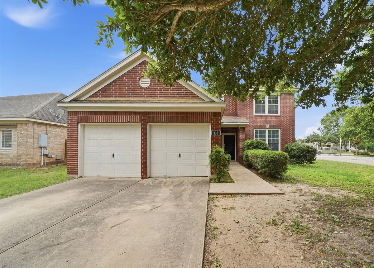View 118 Invierno ST in Four Seasons Farm Ph 1 Sec 1 118 Invierno ST - front exterior - Luxury home in Four Seasons Farm Ph 1 Sec 1, Kyle, TX