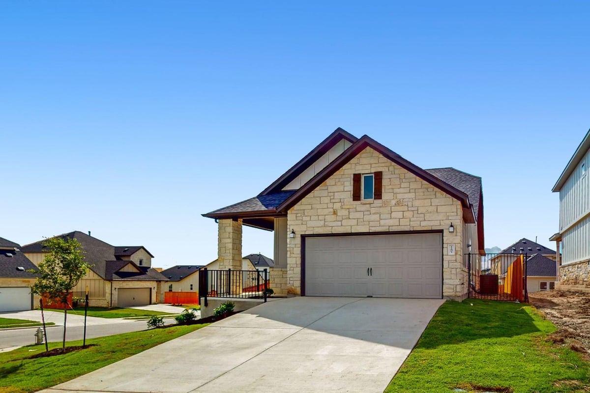 View 11801 Hurricane Haze Dr in Cascades at Onion Creek 11801 Hurricane Haze Dr - front exterior - Luxury home in Cascades at Onion Creek, Austin, TX