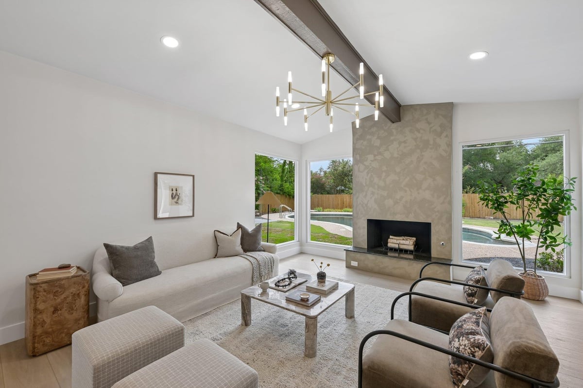 View 11809 Charing Cross RD in Barrington Oaks Sec 01 11809 Charing Cross RD - front exterior - Luxury home in Barrington Oaks Sec 01, Austin, TX