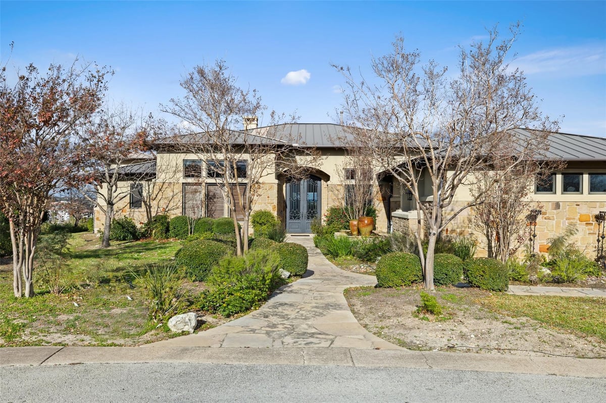View 11817 La Barzola BND in Spanish Oaks 11817 La Barzola BND - front exterior - Luxury home in Spanish Oaks, Austin, TX