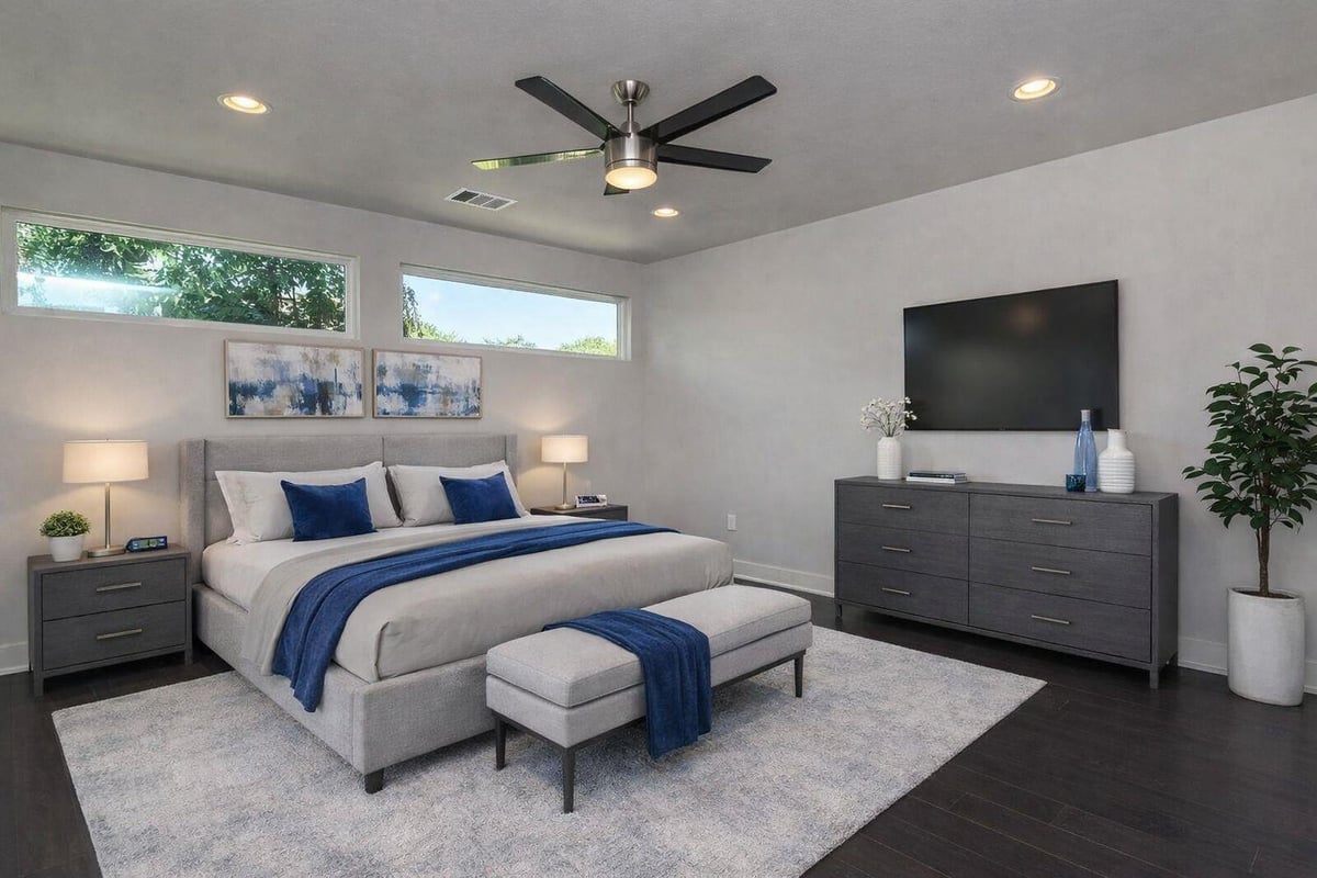Primary bedroom at 1182 Ridgeway Dr Unit #A - 4 bed 3 bath home