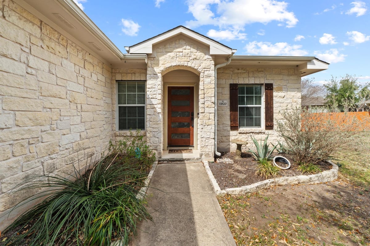 View 11820 Dunfries Ln in Belhaven Sec 01 11820 Dunfries Ln - front exterior - Luxury home in Belhaven Sec 01, Austin, TX