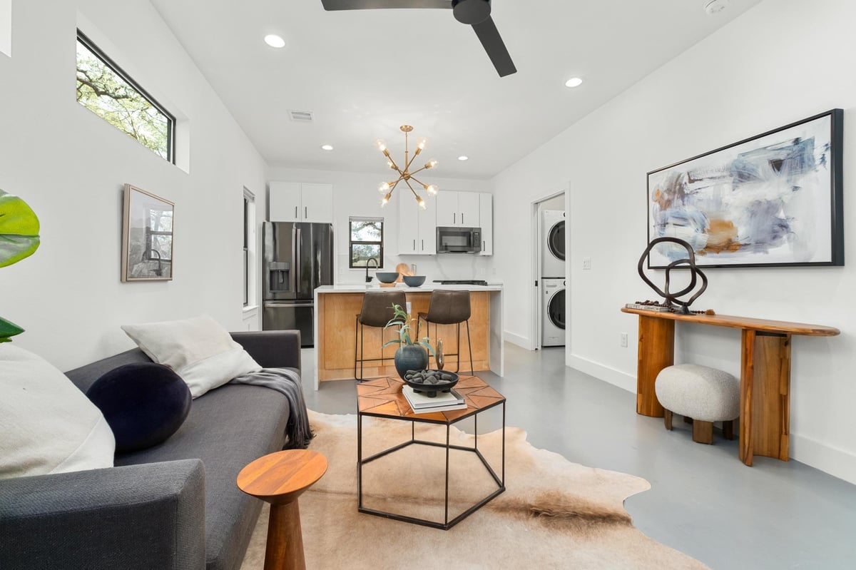 Primary bedroom at 1183 Oakgrove Ave Unit #2 - 2 bed 2 bath home