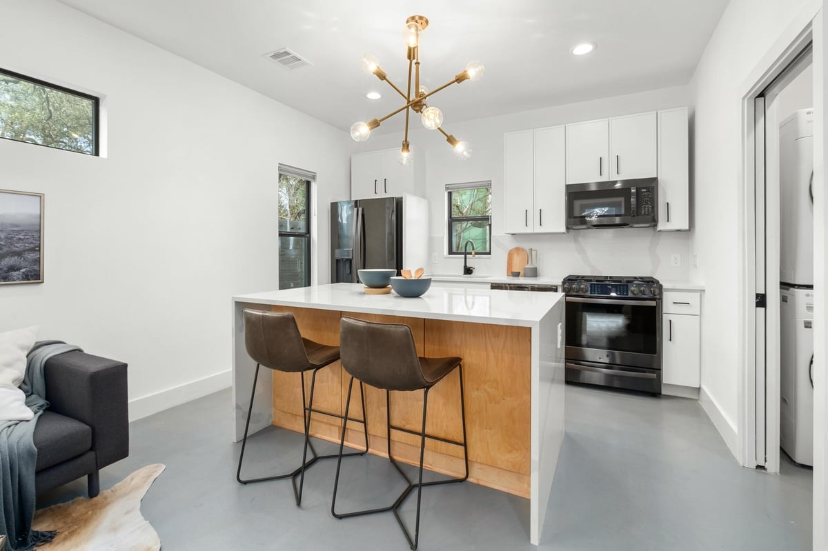 Bathroom at 1183 Oakgrove Ave Unit #2 - 2 bed 2 bath home