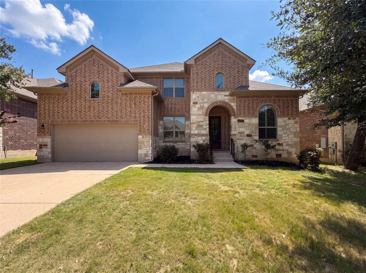 View 119 Driftwood DR in RANCH AT BRUSHY CREEK SEC 7D 119 Driftwood DR - front exterior - Luxury home in RANCH AT BRUSHY CREEK SEC 7D, Cedar Park, TX