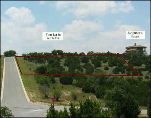 View 11900 Musket Rim 11900 Musket Rim - front exterior - Luxury lot in Bee Cave, TX