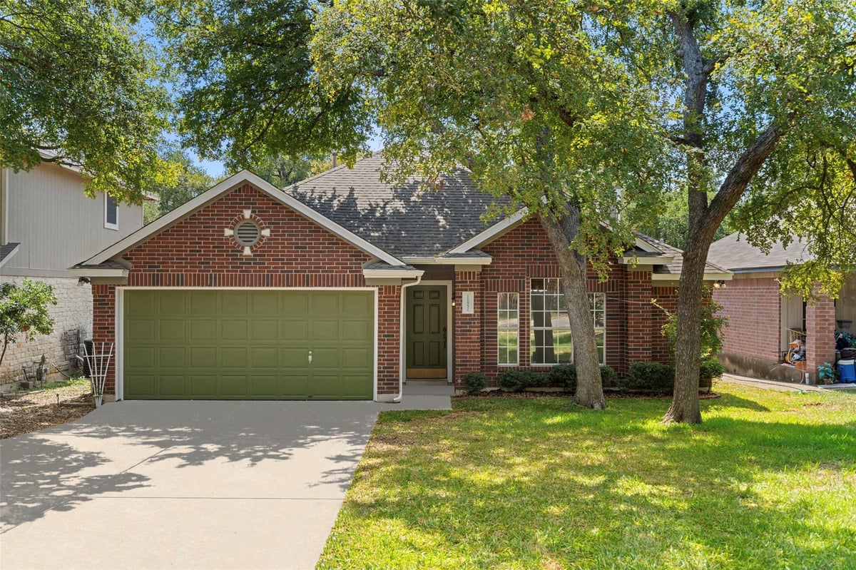 View 11952 Dorsett Rd in Park At Duval 11952 Dorsett Rd - front exterior - Luxury home in Park At Duval, Austin, TX