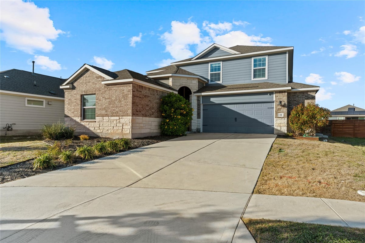 View 120 Carmello St in Plum Creek Ph 2 Sec 1 120 Carmello St - property photo 1 - Luxury home in Plum Creek Ph 2 Sec 1, Kyle, TX