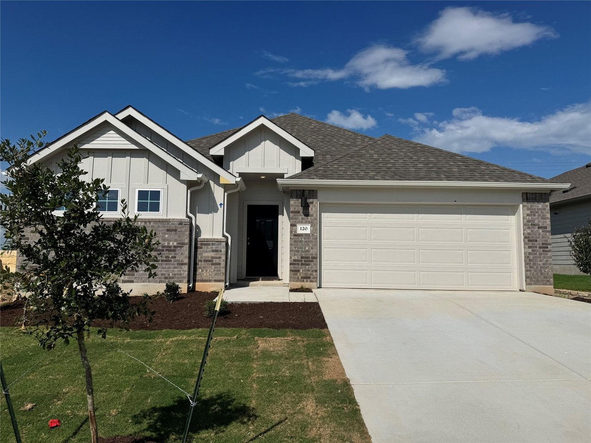 View 120 Quail Convey DR in Hunters Glen 120 Quail Convey DR - front exterior - Luxury home in Hunters Glen, Jarrell, TX