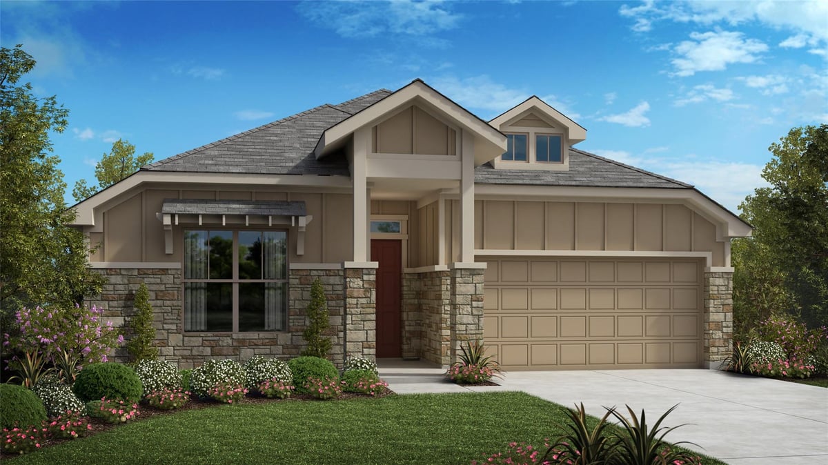 View 120 Salado Creek TRL in The Colony 120 Salado Creek TRL - front exterior - Luxury home in The Colony, Bastrop, TX