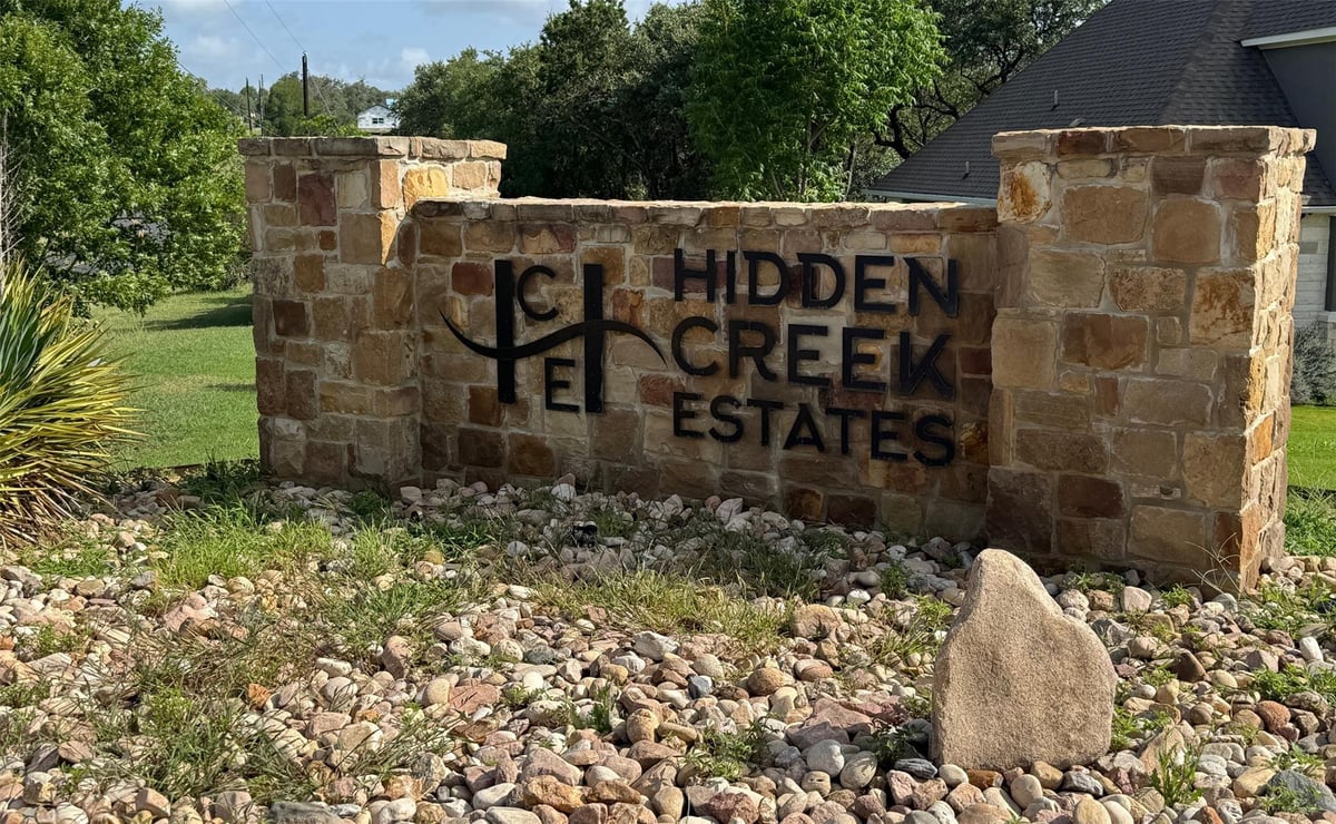 120 Taylor Creek Way - front exterior - Luxury lot in Hidden Creek Estates, Liberty Hill, TX