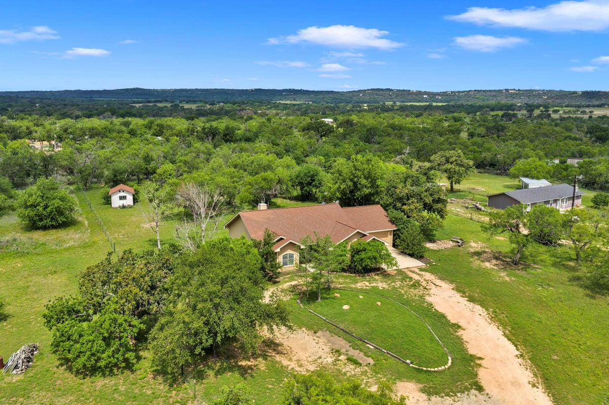 View 120 Zurita TRL in None 120 Zurita TRL - front exterior - Luxury home in None, Marble Falls, TX