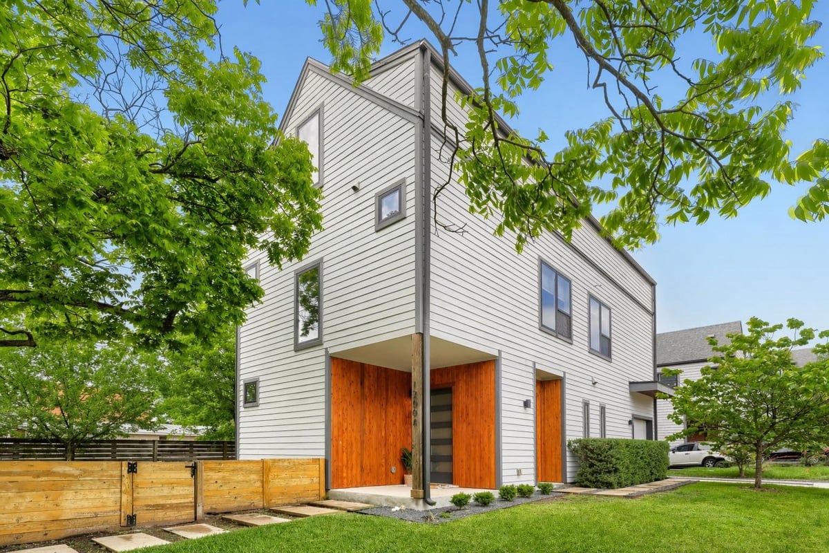 View 1200 Stobaugh ST Unit #A in Northgate Addn 1200 Stobaugh ST Unit #A - front exterior - Luxury home in Northgate Addn, Austin, TX