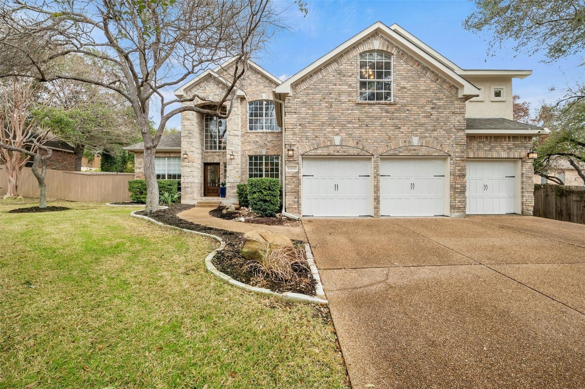 View 12000 Portofino Dr in Steiner Ranch Ph 02 Sec 03-C 12000 Portofino Dr - front exterior - Luxury home in Steiner Ranch Ph 02 Sec 03-C, Austin, TX