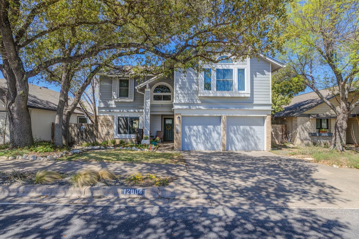 View 12004 Swearingen Dr in Village At Walnut Creek Ph 1 12004 Swearingen Dr - front exterior - Luxury home in Village At Walnut Creek Ph 1, Austin, TX