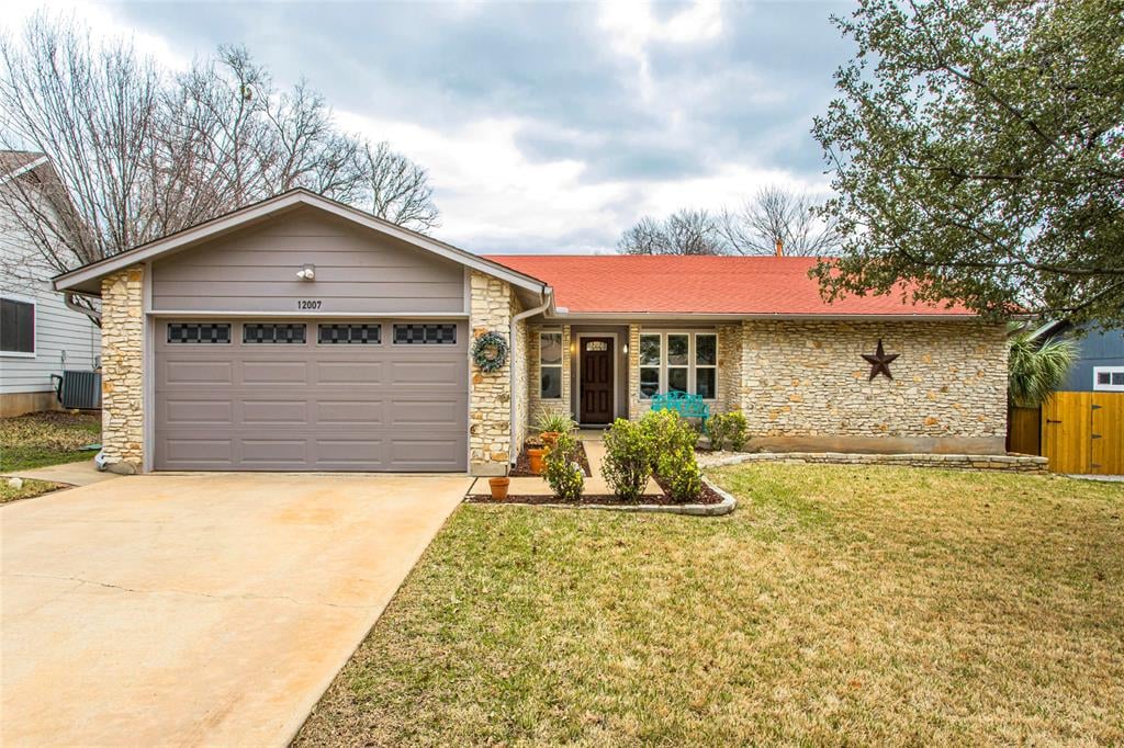 View 12007 TRIANON Ln in MILWOOD SEC 3 12007 TRIANON Ln - front exterior - Luxury home in MILWOOD SEC 3, Austin, TX
