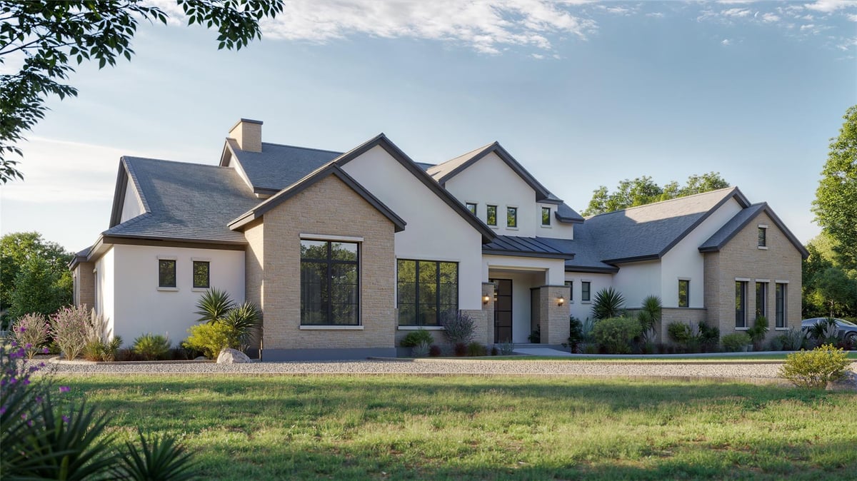 1201  Great Hills Dr - front exterior - Luxury home in The Canyons at HCH Ranch, Georgetown, TX