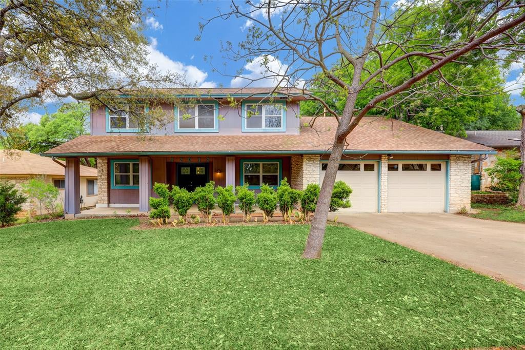 View 12012 Ladrido Ln in Milwood 12012 Ladrido Ln - front exterior - Luxury home in Milwood, Austin, TX