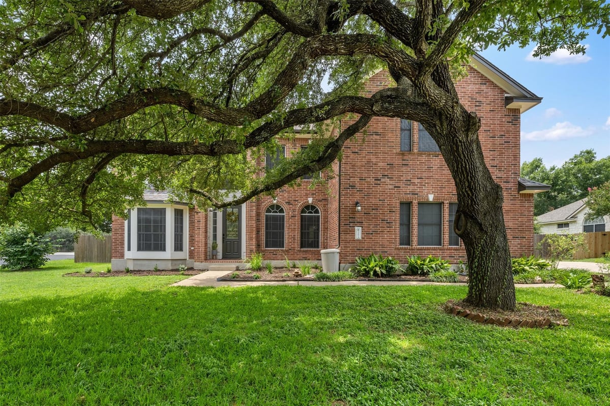 View 12014 Yarbrough Dr in Southland Oaks Sec 03-B 12014 Yarbrough Dr - front exterior - Luxury home in Southland Oaks Sec 03-B, Austin, TX
