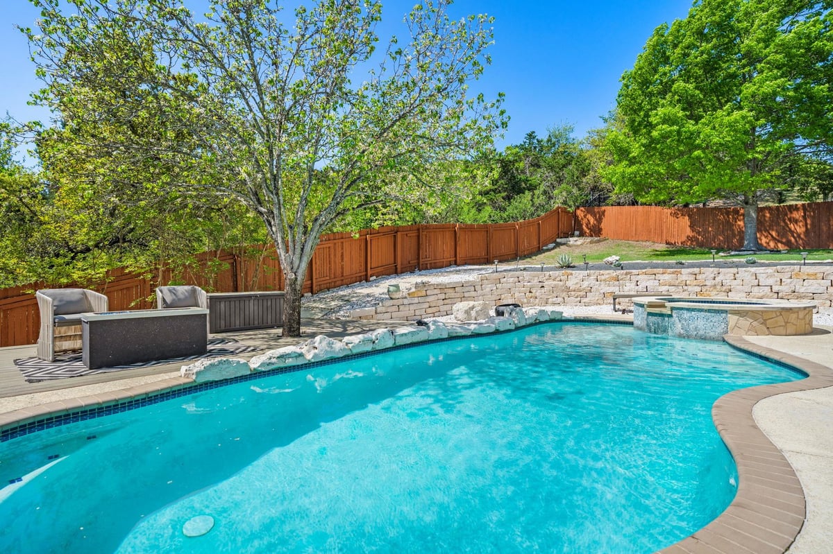 12017 Portobella Dr - front exterior - Luxury home in Steiner Ranch Ph 02 Sec 03-D, Austin, TX