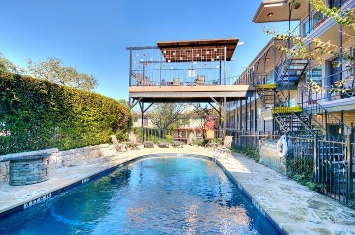 View 1202 Newning Ave Unit #108 in Madrid Condo 1202 Newning Ave Unit #108 - front exterior - Luxury home in Madrid Condo, Austin, TX