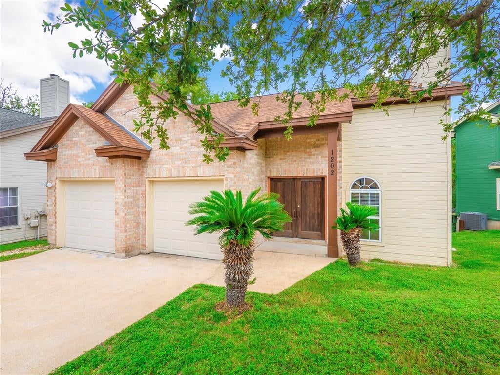 View 1202 Silverton Ct in Copperfield Sec 02-C 1202 Silverton Ct - front exterior - Luxury home in Copperfield Sec 02-C, Austin, TX