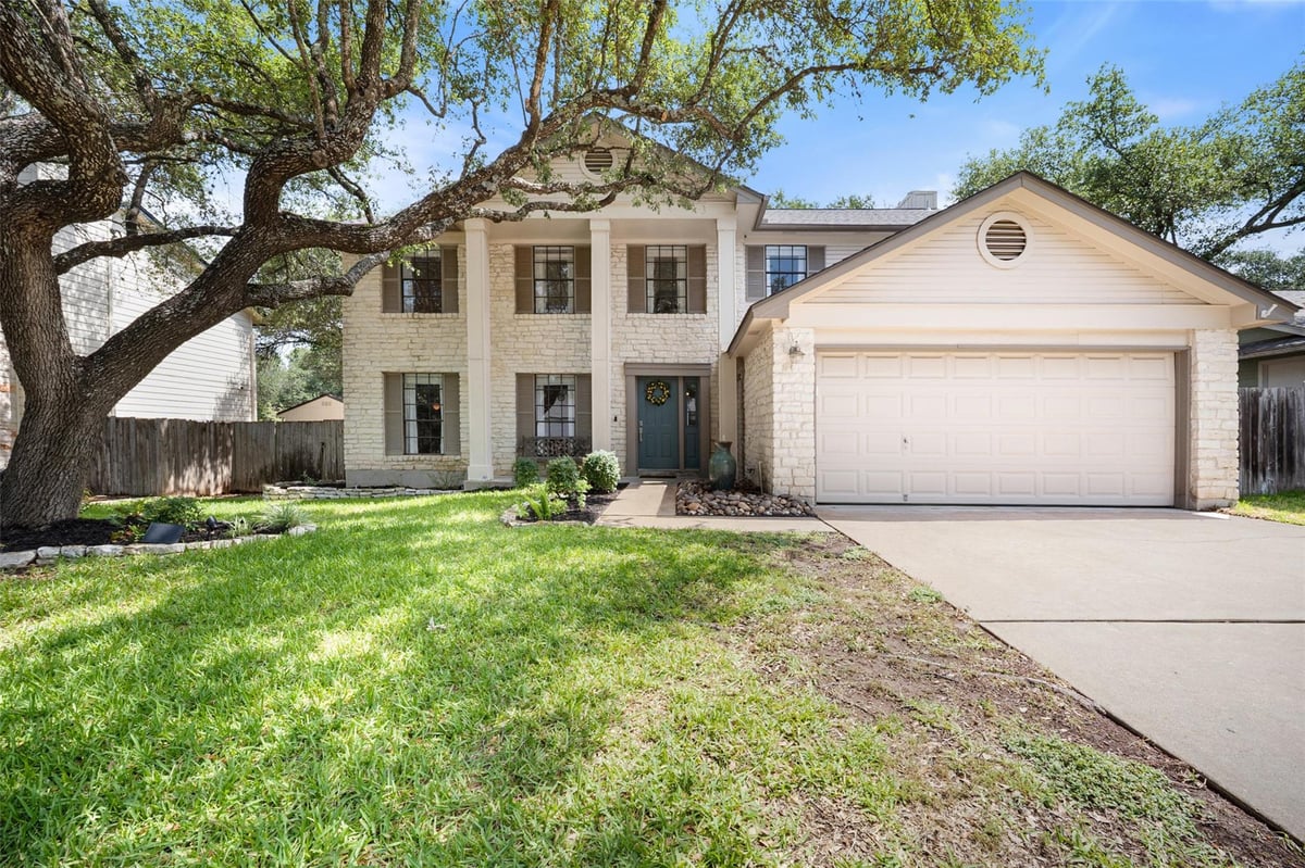 View 12025 Cherie Dr in Gracywoods Sec 09 & 10 12025 Cherie Dr - front exterior - Luxury home in Gracywoods Sec 09 & 10, Austin, TX