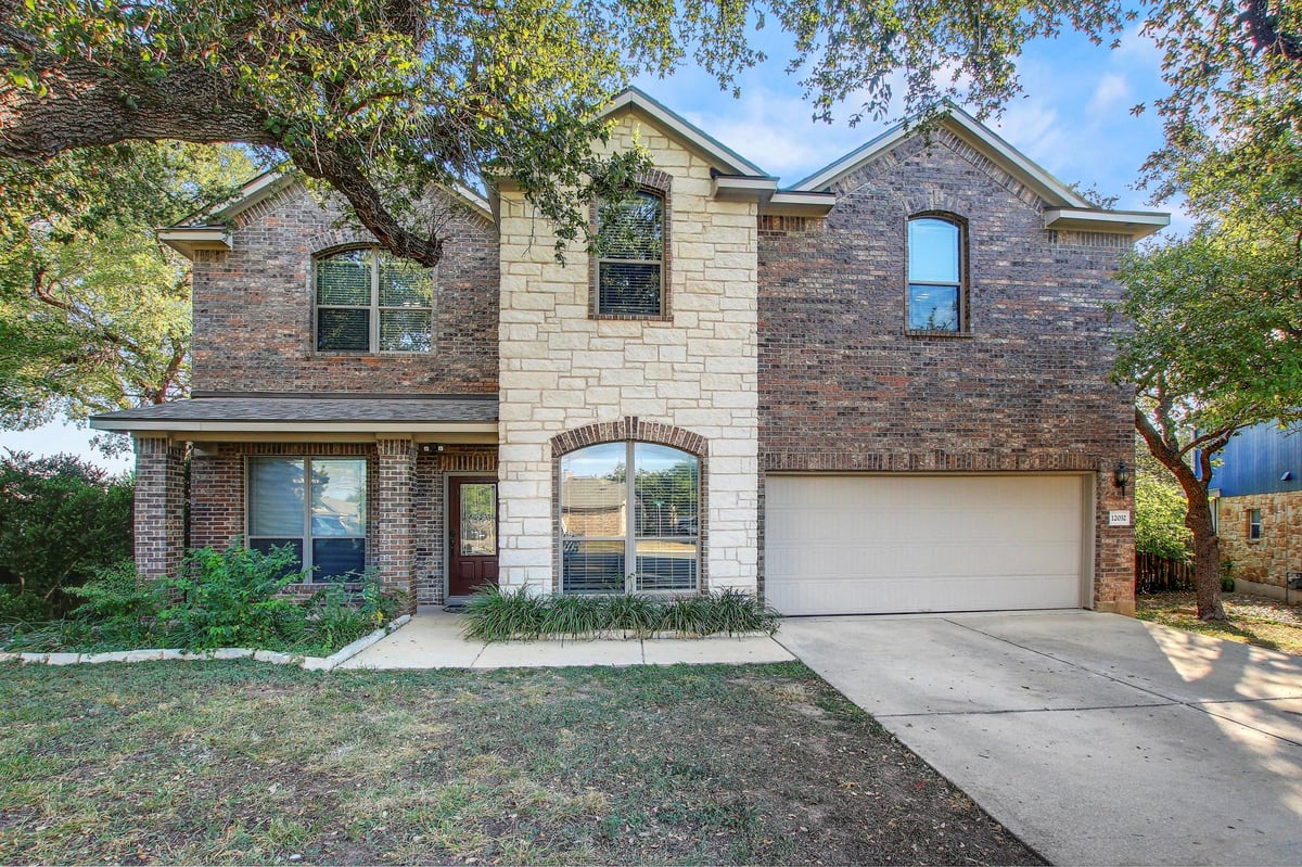 View 12032 Herb Brooks DR in Rancho Alto Sec 05 12032 Herb Brooks DR - front exterior - Luxury home in Rancho Alto Sec 05, Austin, TX