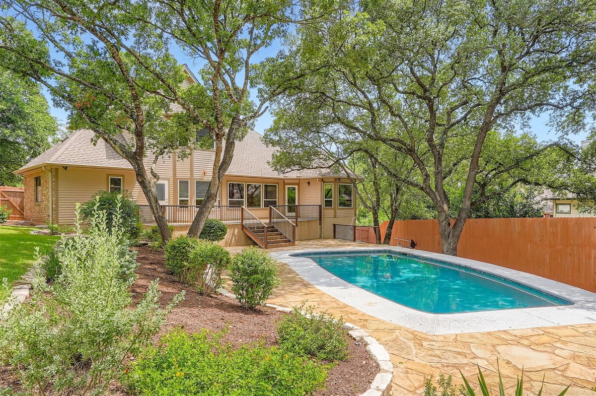 View 1204 Indian Canyon CV in Hills Lost Creek Sec 04 Ph B 1204 Indian Canyon CV - front exterior - Luxury home in Hills Lost Creek Sec 04 Ph B, Austin, TX