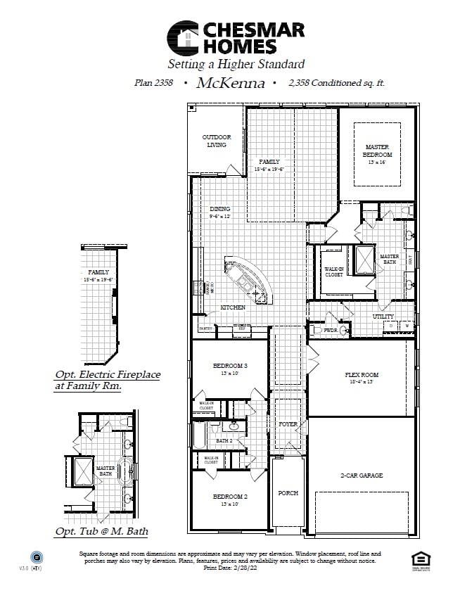 Living area at 1204 Pansy Trl - 3 bed 2 bath home