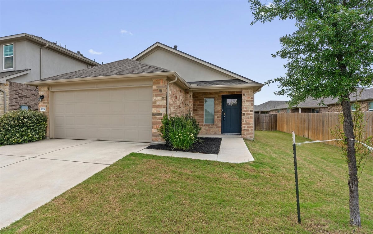 View 1204 Vogel DR in FAIRHAVEN 1204 Vogel DR - front exterior - Luxury home in FAIRHAVEN, Georgetown, TX