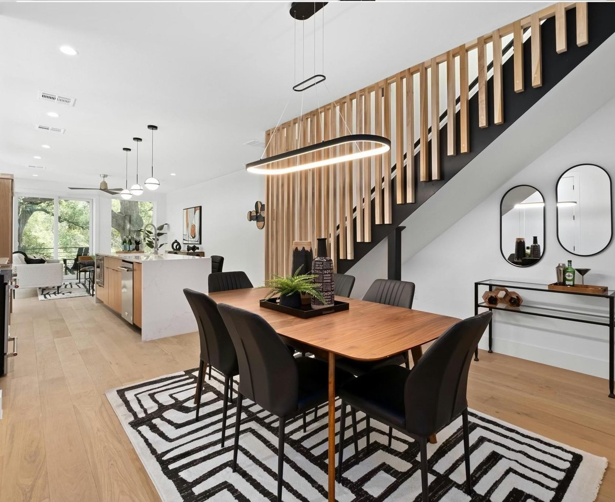 View 1205 Greenwood Ave Unit #A in Greenwood Heights 1205 Greenwood Ave Unit #A - front exterior - Luxury home in Greenwood Heights, Austin, TX