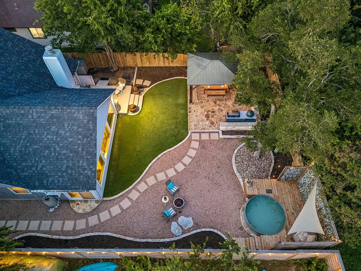 1206 Forest Oaks PATH - front exterior - Luxury home in Buttercup Creek, Cedar Park, TX
