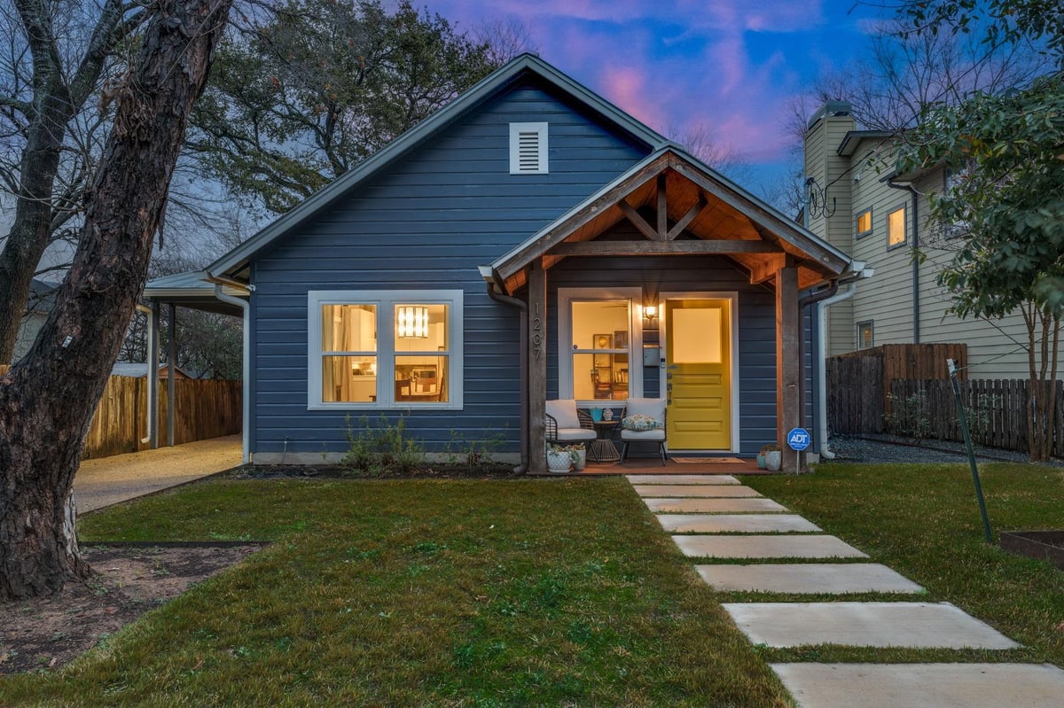 View 1207 Garner Ave in Barton Heights A 1207 Garner Ave - front exterior - Luxury home in Barton Heights A, Austin, TX