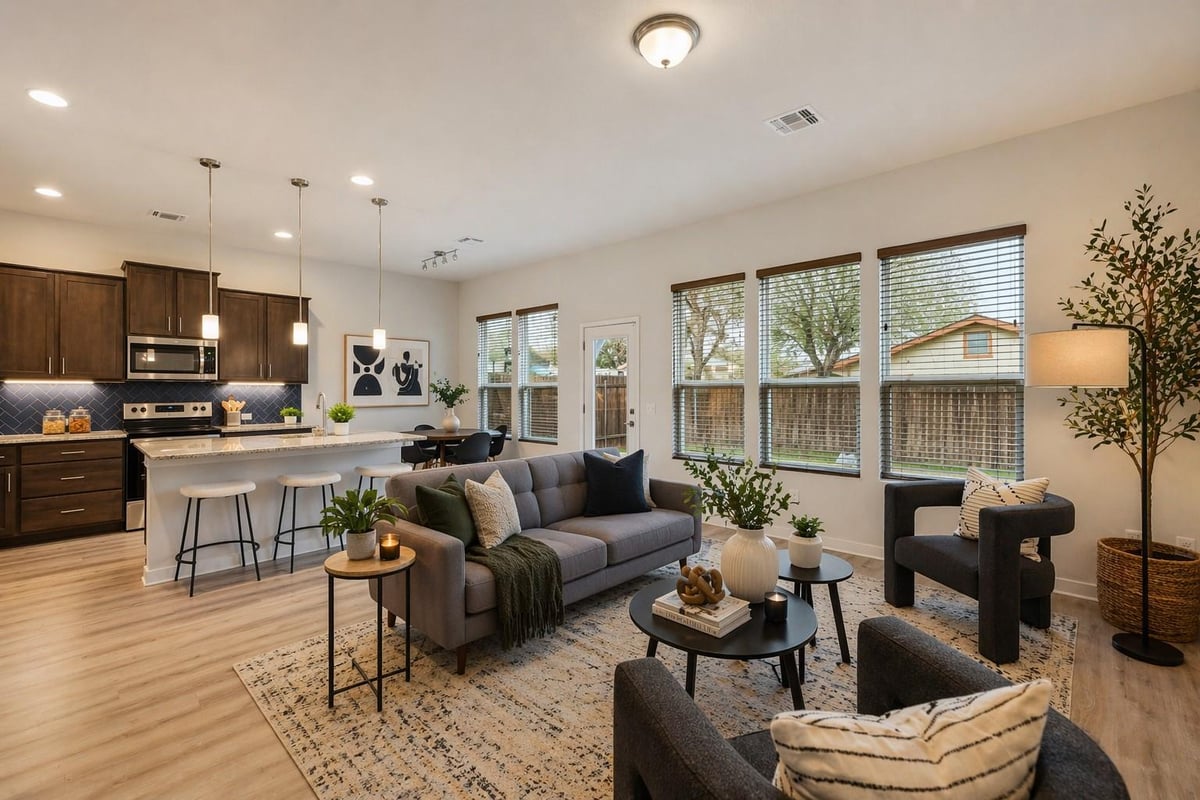 Living area at 1208 Limelight Ln - 3 bed 2 bath home