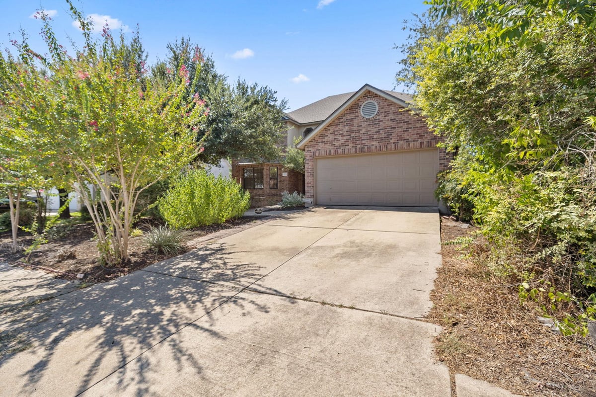 View 1209 Faber DR in Springbrook Enclave 1209 Faber DR - front exterior - Luxury home in Springbrook Enclave, Pflugerville, TX