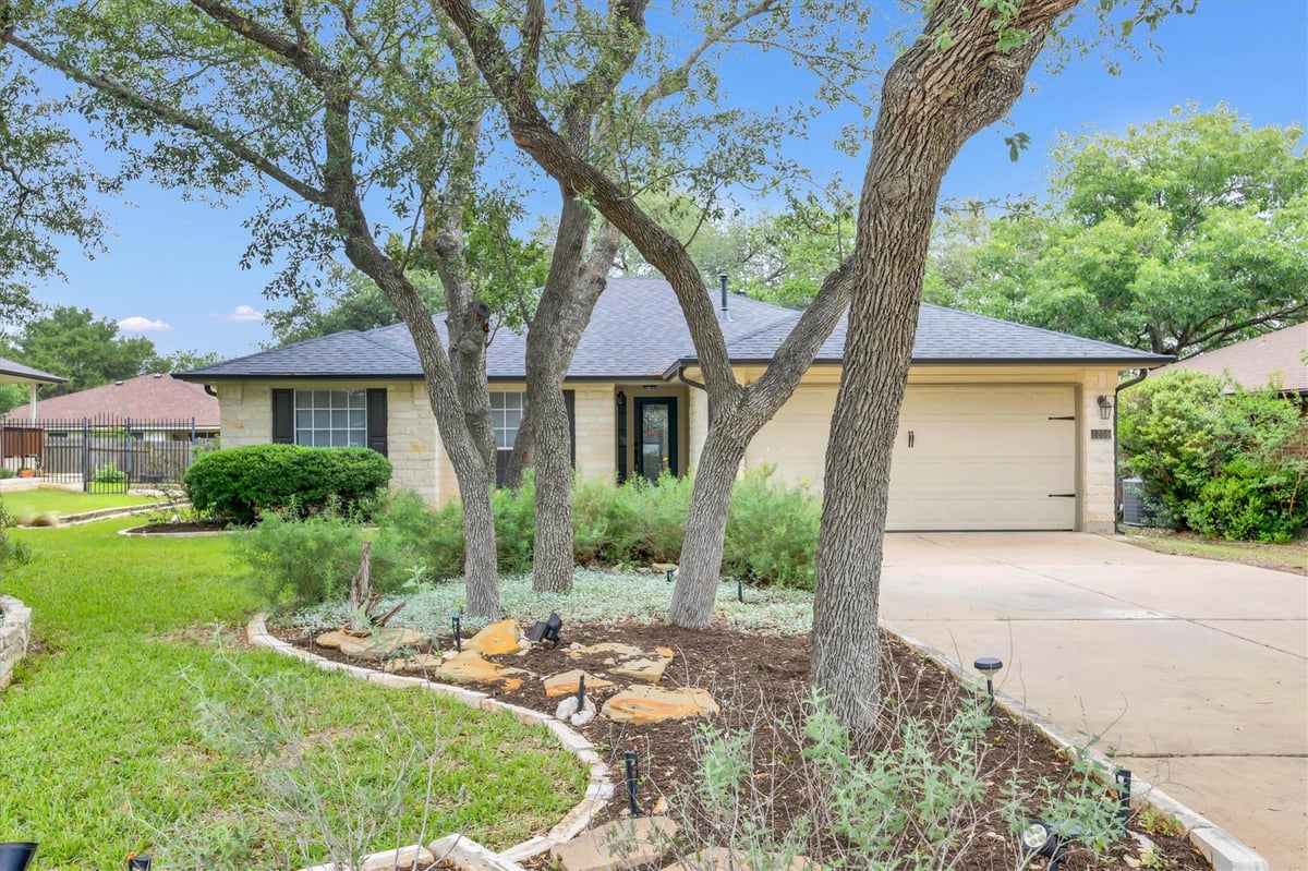 View 1209 Machado Rd in Crossing At Carriage Hills Sec 7 1209 Machado Rd - front exterior - Luxury home in Crossing At Carriage Hills Sec 7, Cedar Park, TX