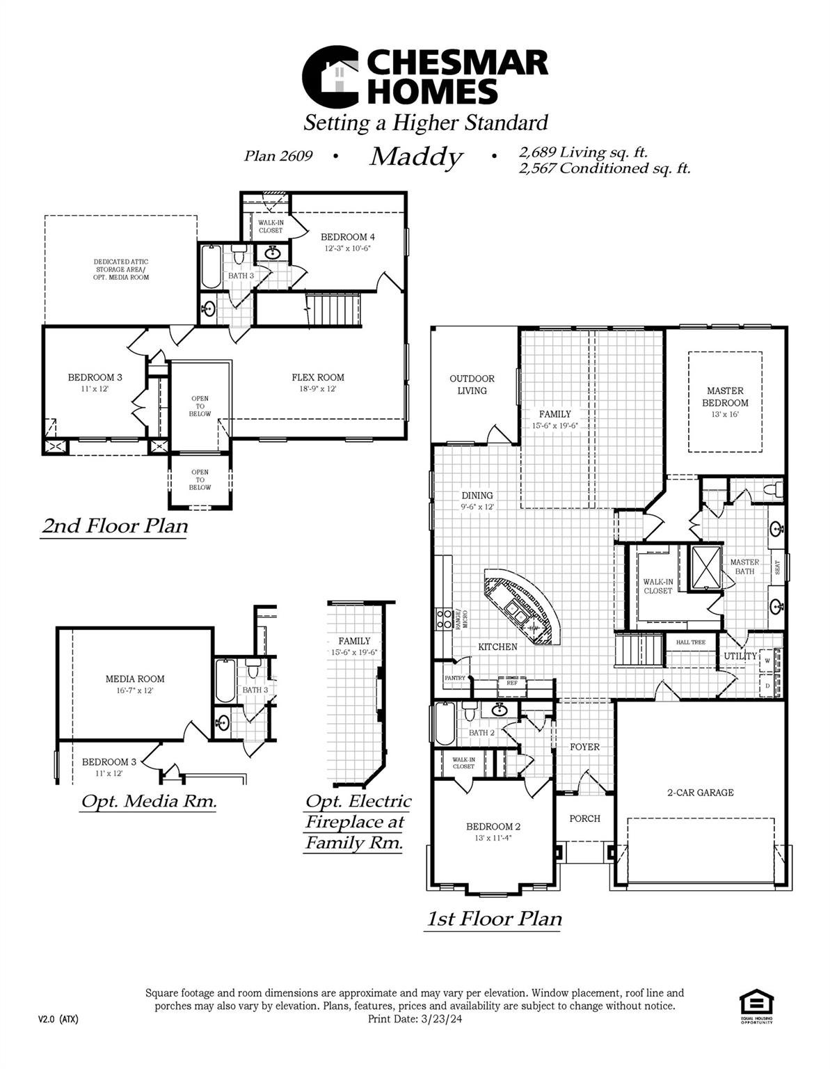 Living area at 121 Arcilla Pass - 4 bed 3 bath home