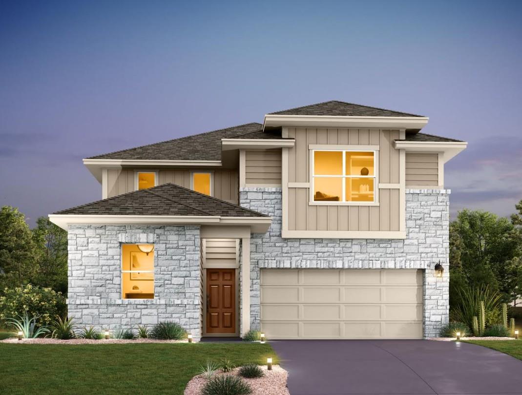 View 121 Jans WAY in Patterson Ranch 121 Jans WAY - front exterior - Luxury home in Patterson Ranch, Georgetown, TX