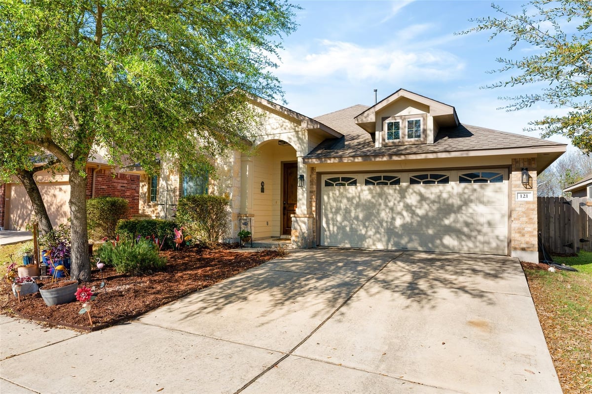 View 121 Pincea Pl in Blanco Vista Tr D 121 Pincea Pl - front exterior - Luxury home in Blanco Vista Tr D, San Marcos, TX