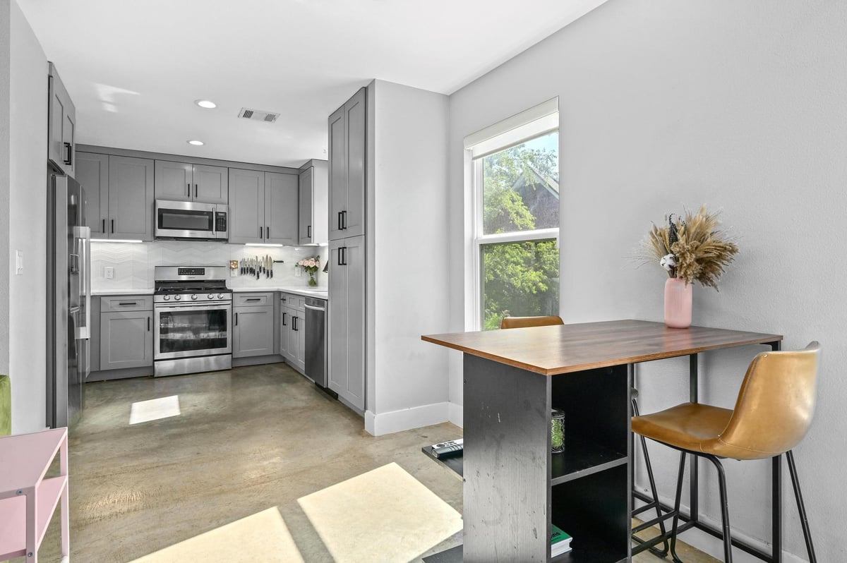 Primary bedroom at 1210 Luna St Unit #2 - 2 bed 2 bath home
