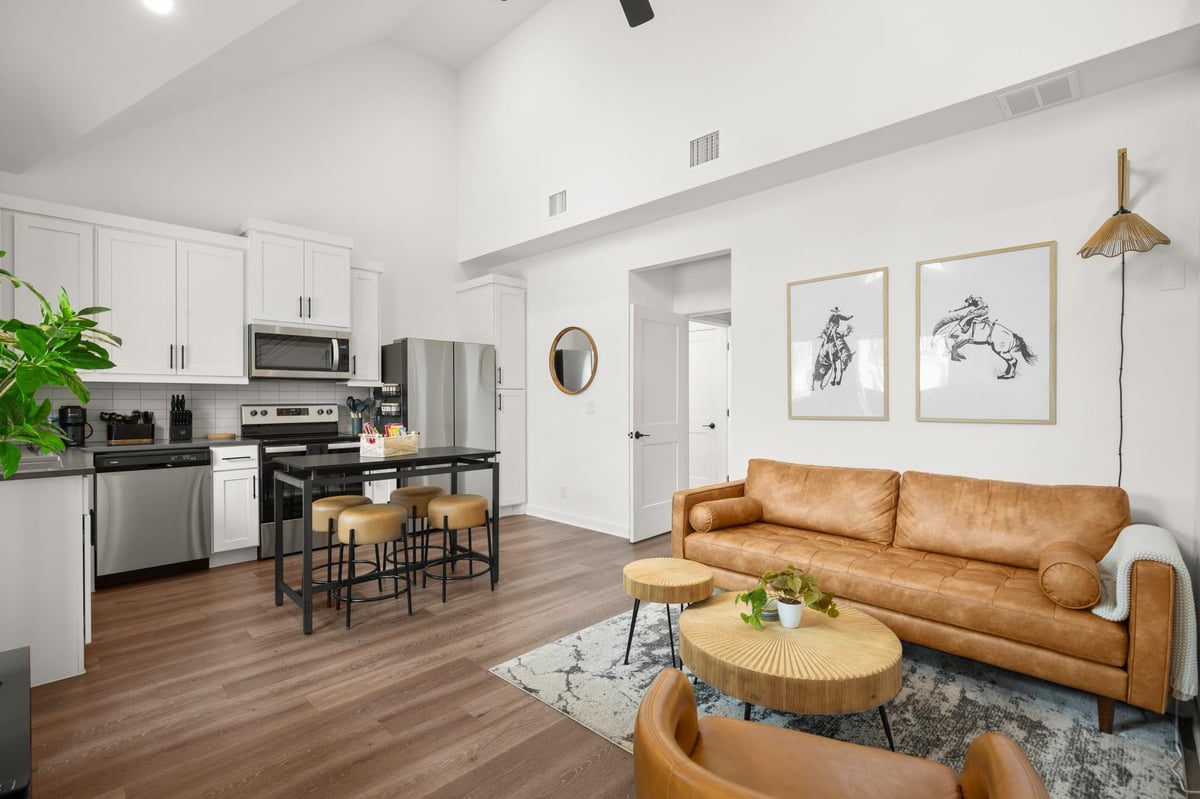 Living area at 1211 Taulbee Ln Unit #2 - 2 bed 2 bath home
