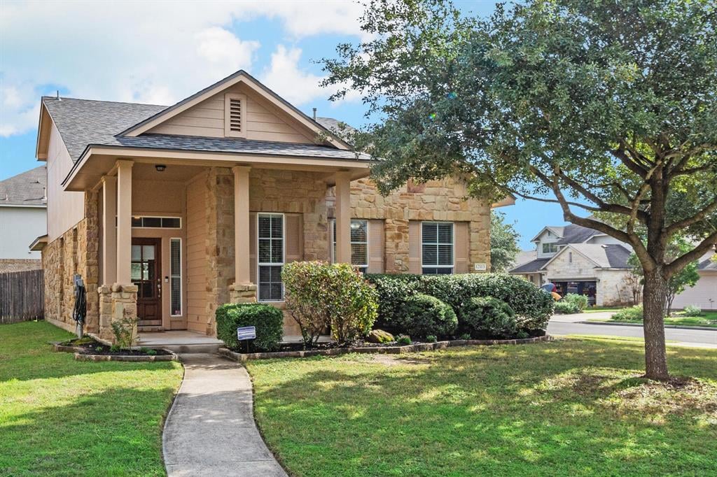 View 12113 Verchota Dr in RANCHO ALTO 12113 Verchota Dr - front exterior - Luxury home in RANCHO ALTO, Austin, TX