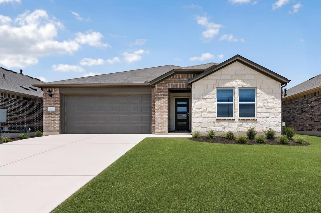 View 1212 Crumpton DR in Lisso 1212 Crumpton DR - front exterior - Luxury home in Lisso, Pflugerville, TX