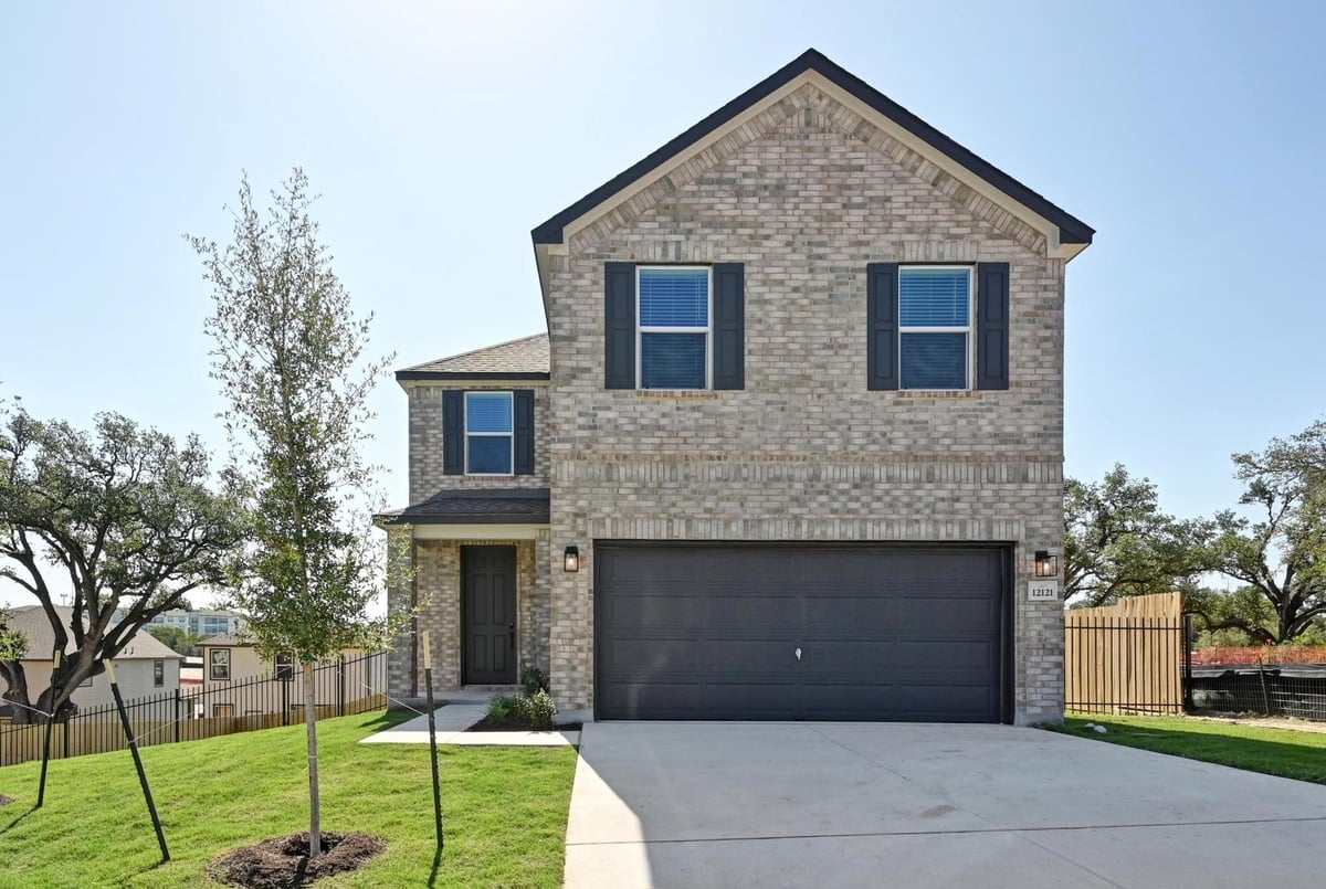 View 12121 Cantabria RD in Creekside at Estancia 12121 Cantabria RD - front exterior - Luxury home in Creekside at Estancia, Austin, TX