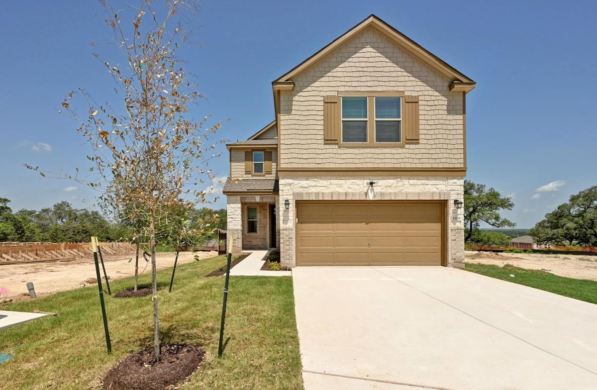 View 12126 Cantabria Rd in Creekside at Estancia 12126 Cantabria Rd - front exterior - Luxury home in Creekside at Estancia, Austin, TX
