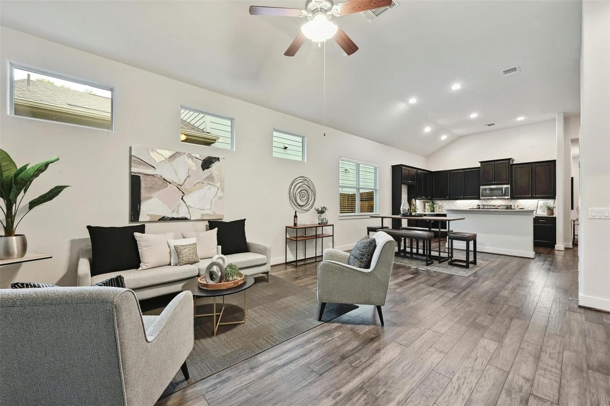 12127 Cottage Promenade Ct - front exterior - Luxury home in Enclave At Walnut Springs, Austin, TX