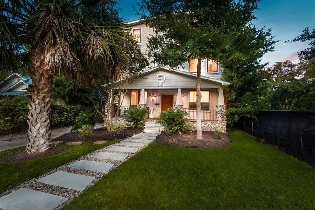 View 1213 Bickler Rd in Woodlawn Add 1213 Bickler Rd - front exterior - Luxury home in Woodlawn Add, Austin, TX